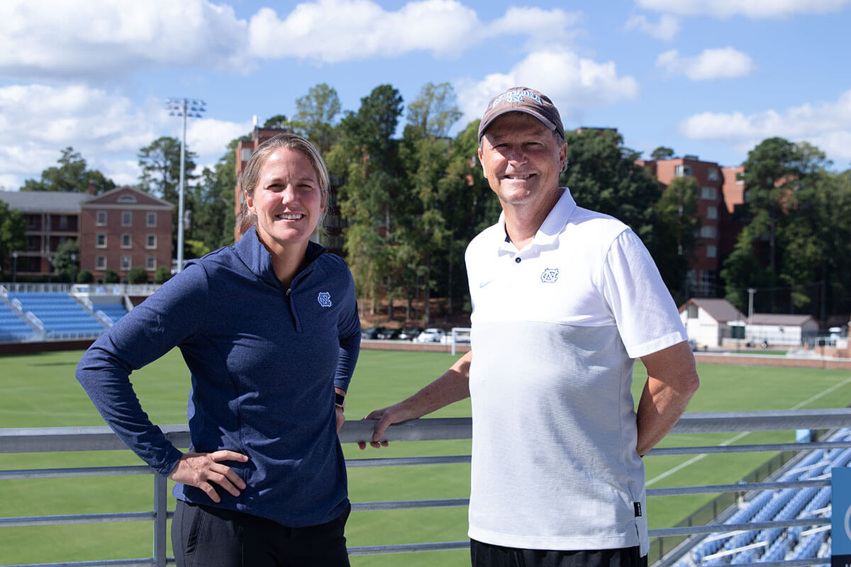 Courtney Banghart and Anson Dorrance