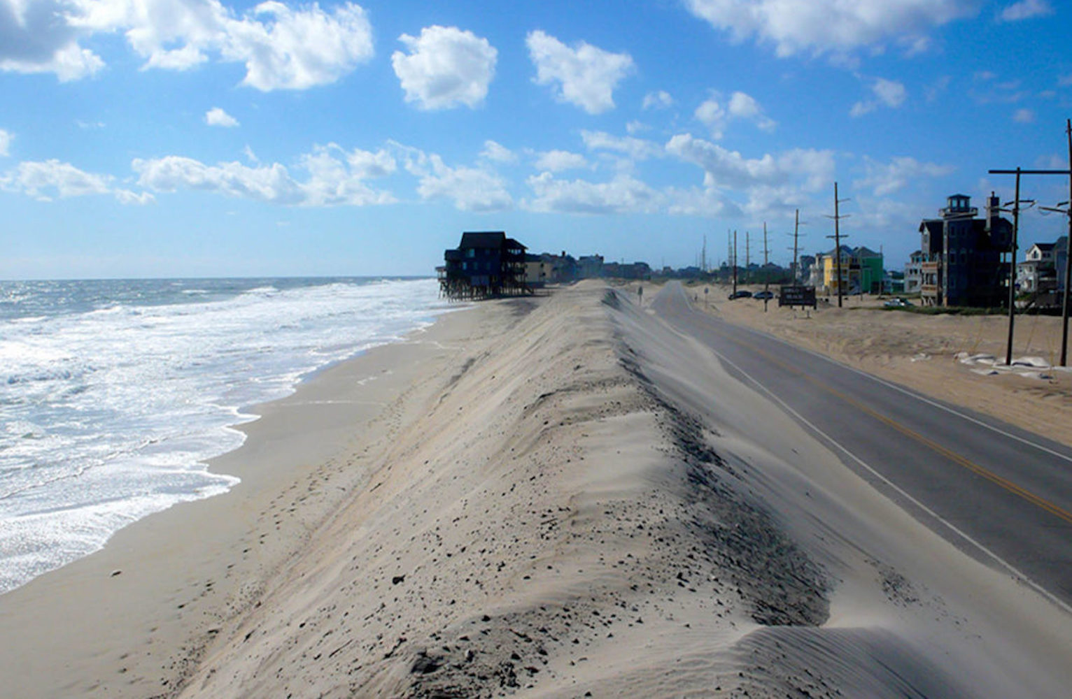 Beach erosion in the Outer Banks