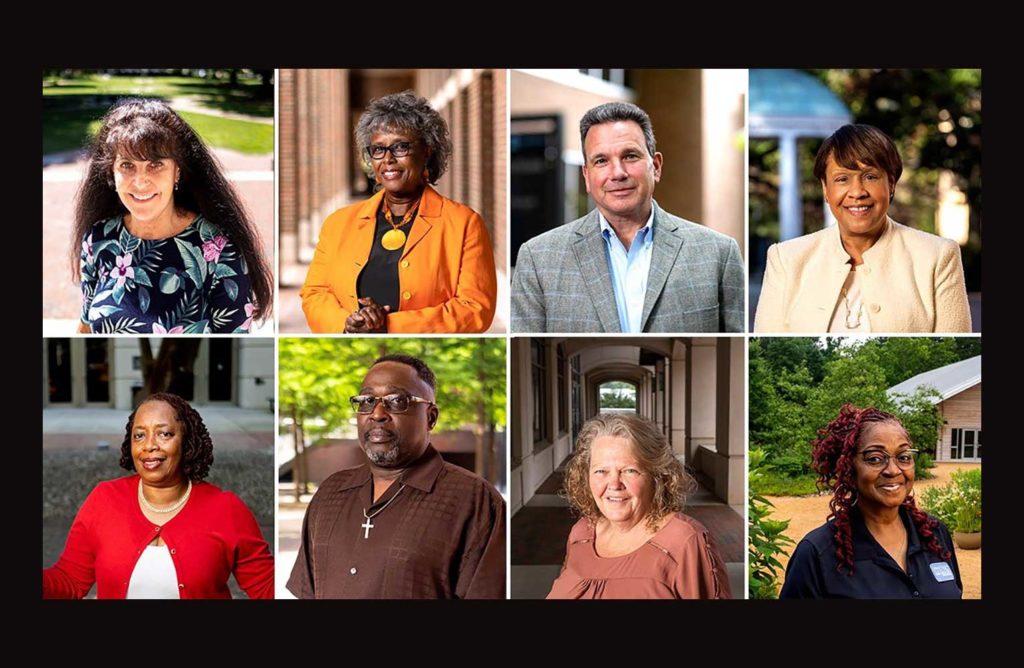Headshots of the 8 Massey Award winners.