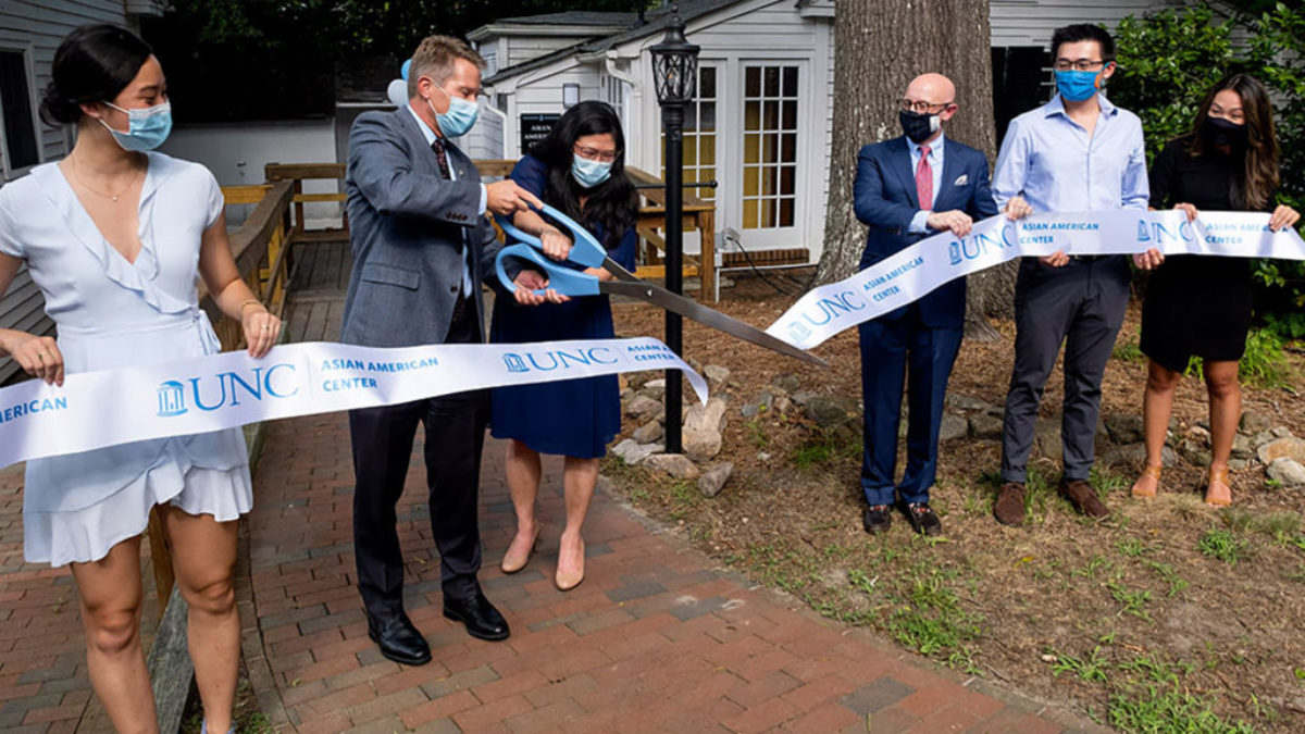 The UNC Asian American Center celebrates the opening of its physical location with a ribbon-cutting event and look inside the center.