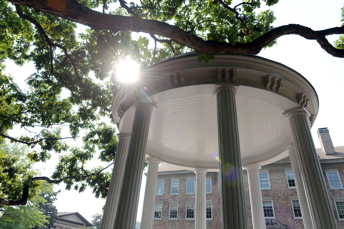 The Old Well in summer with sun shining