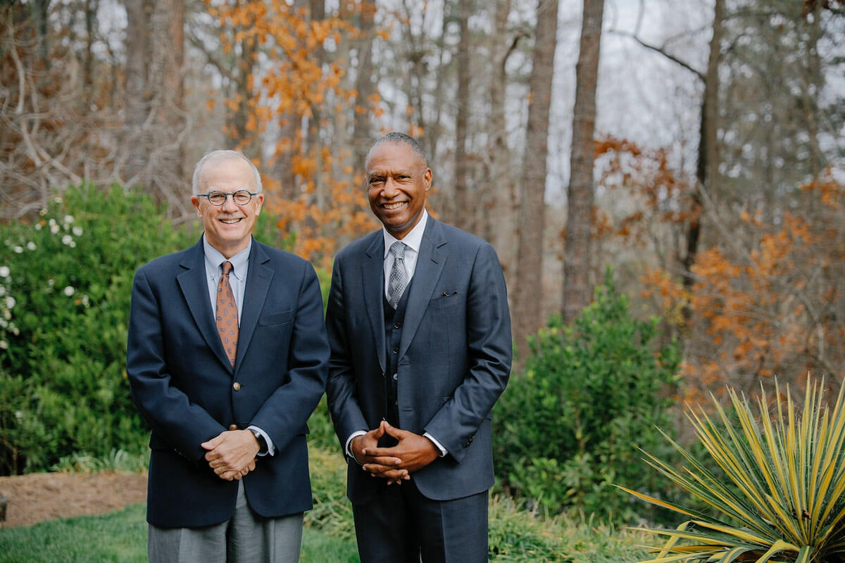 Mike Smith and Maurice Smith posing for photo