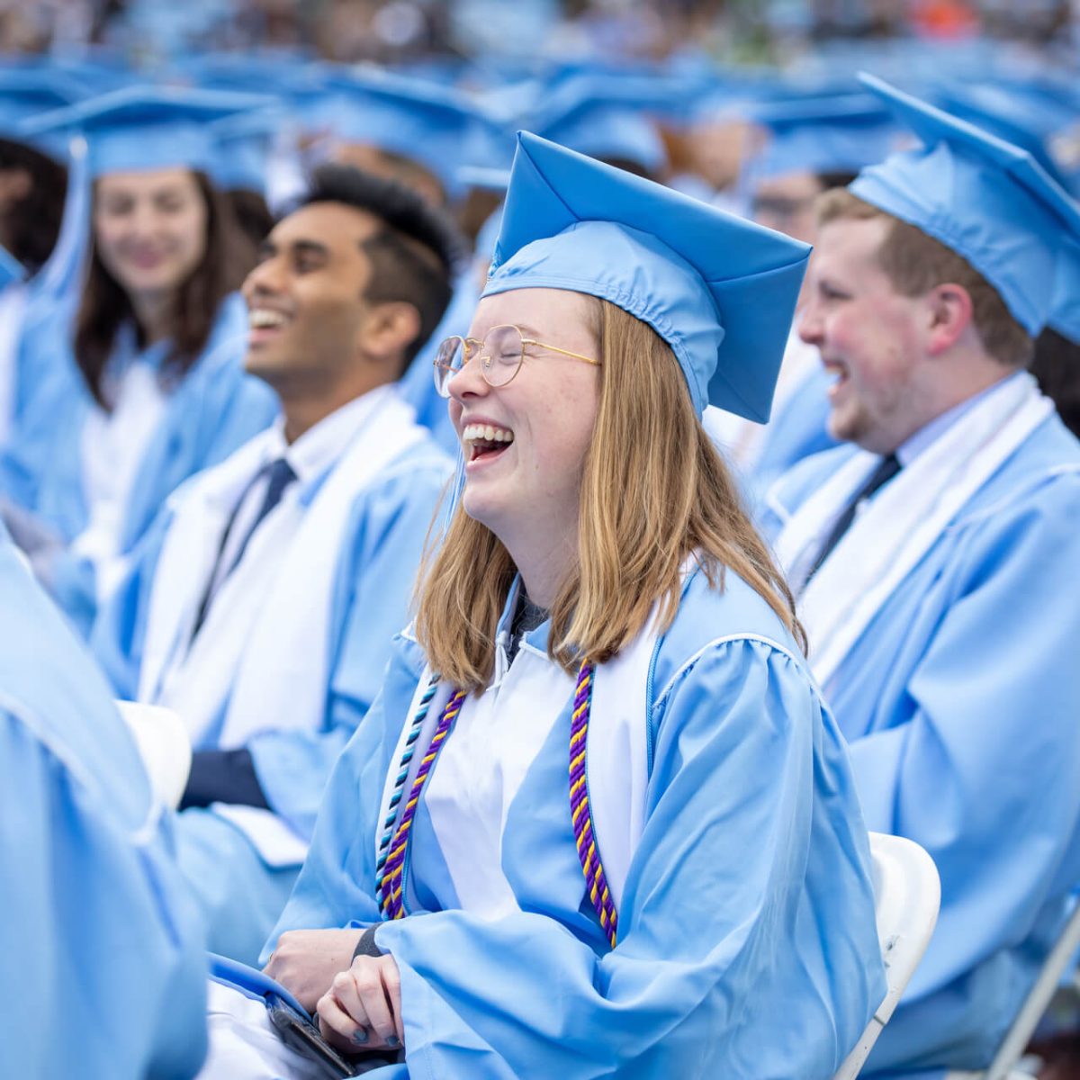 Commencement at Kenan Memorial Stadium on Sunday, May 8, 2022 in Chapel Hill, NC. (Photo by Jen Hughey/UNC-Chapel Hill)