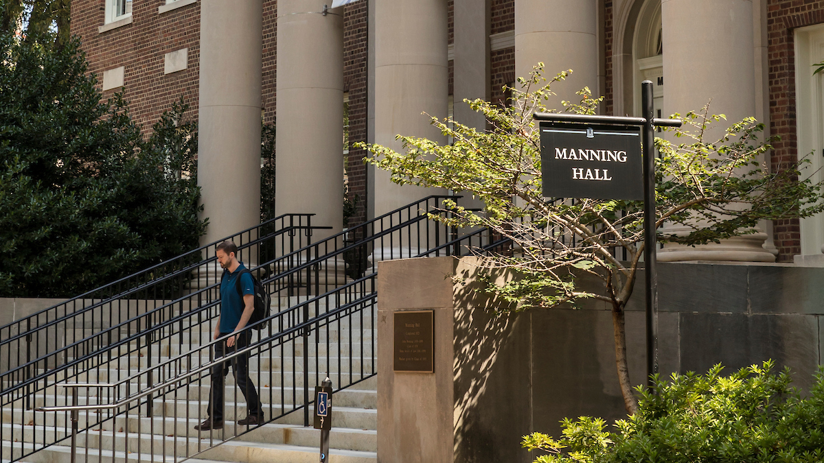 Manning Hall, the home of the School of Information and Library Science